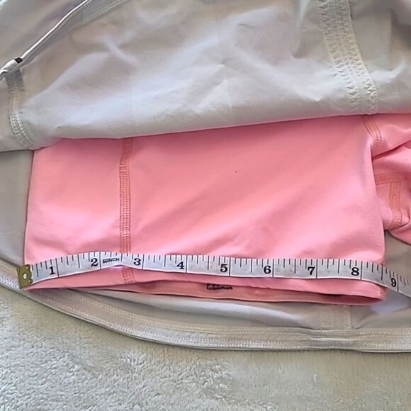 Lululemon Size 6 Gray Pink Run Speed Skort Built In Shorts Active Athleisure - Picture 10 of 16